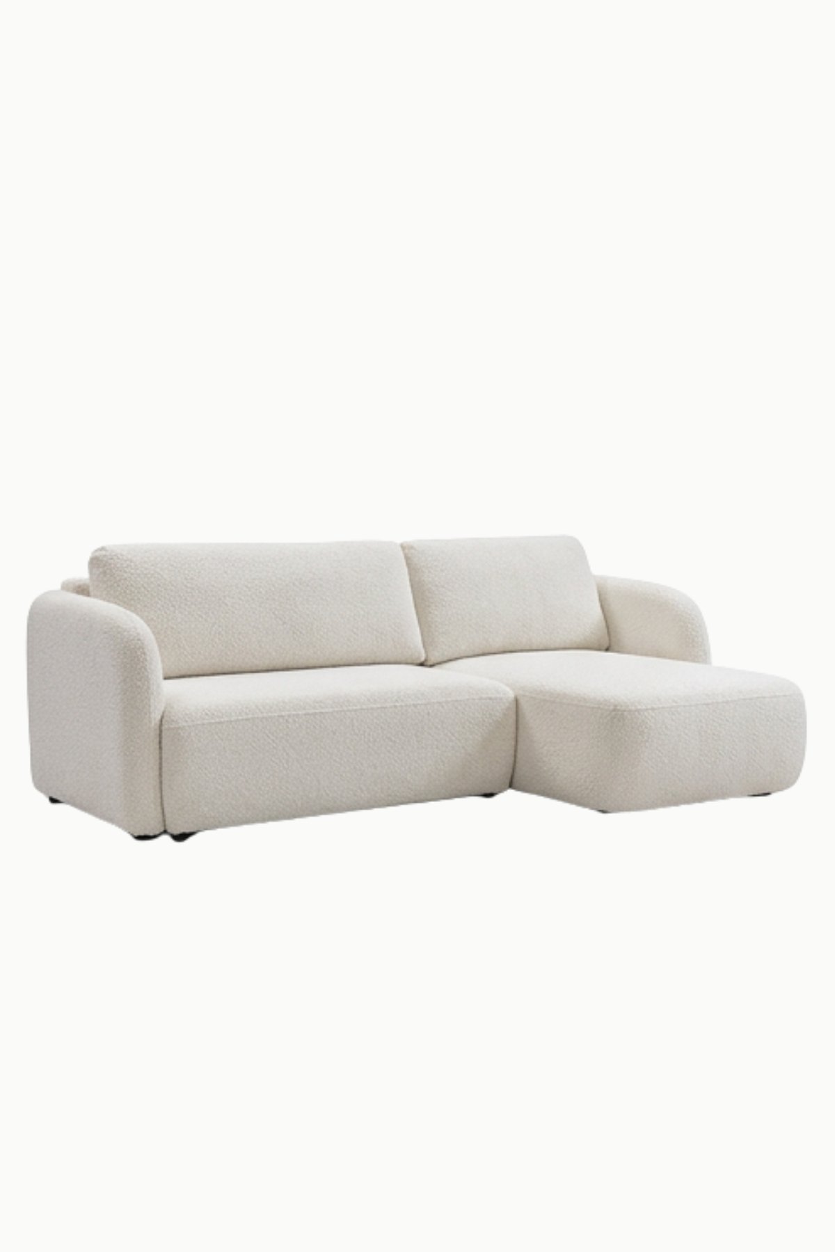 canapé d'angle convertible design, petit format, pour les petits espace, avec coffre de rangement
