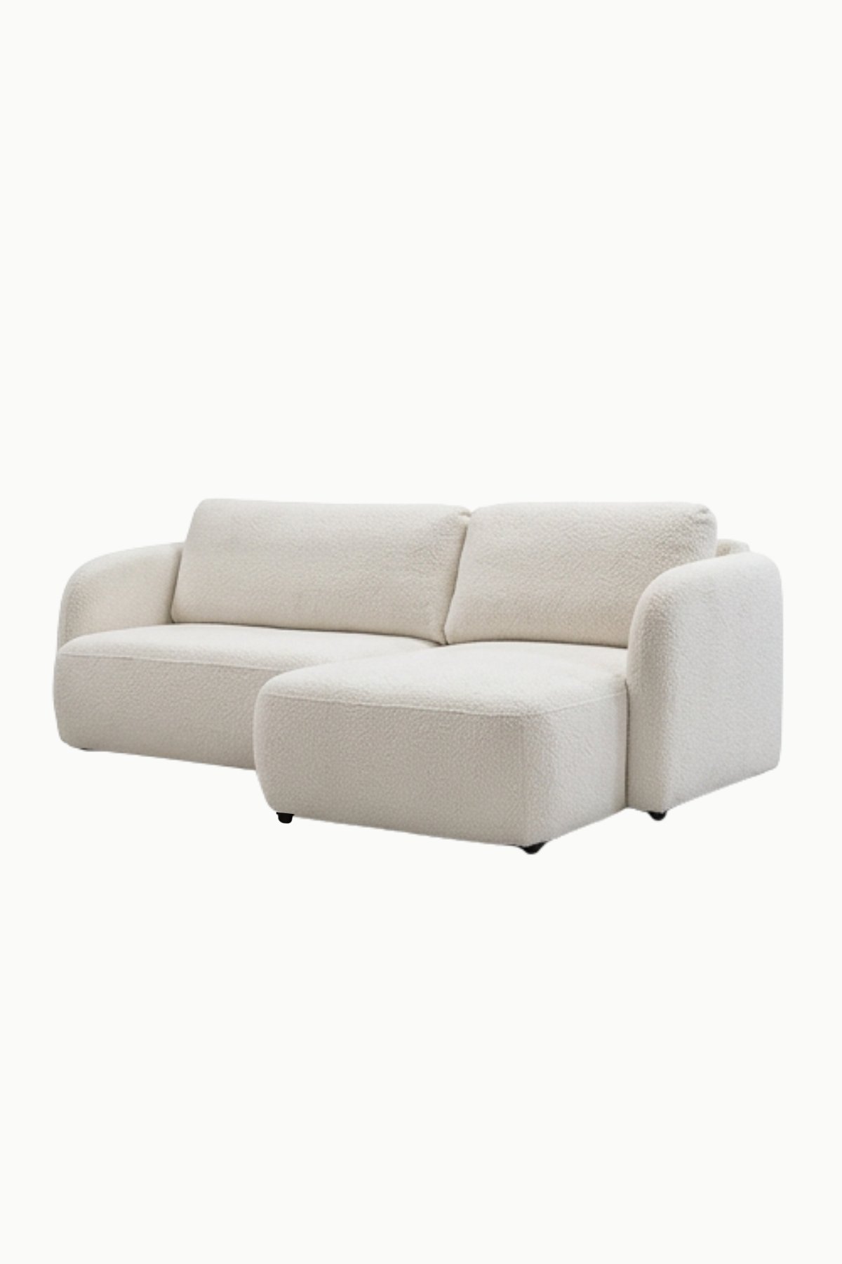canapé d'angle convertible design, petit format, pour les petits espace, avec coffre de rangement