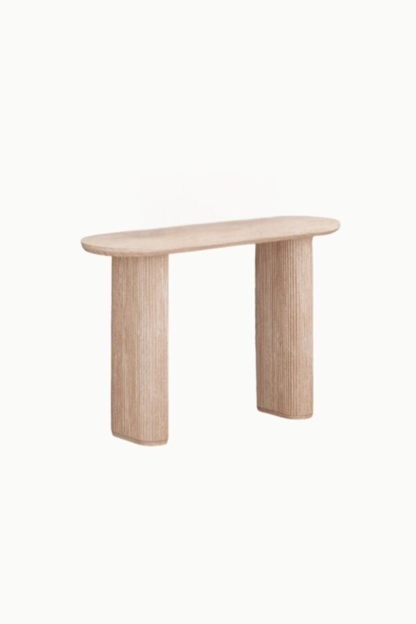 CONSOLE PILLARD EFFET TRAVERTIN