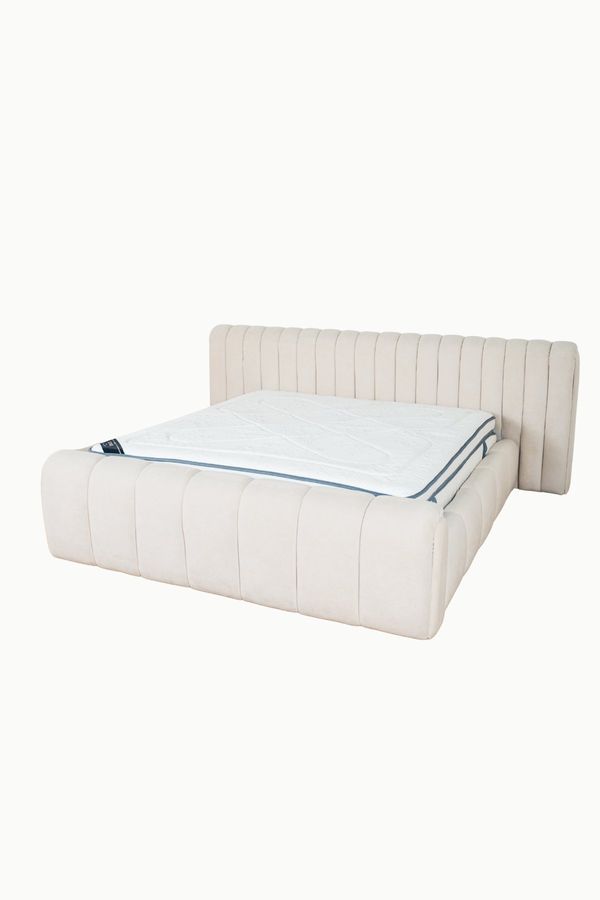 LIT COFFRE ARIA XL TISSU VELOURS ANTITACHE ET DEPERLANT 1