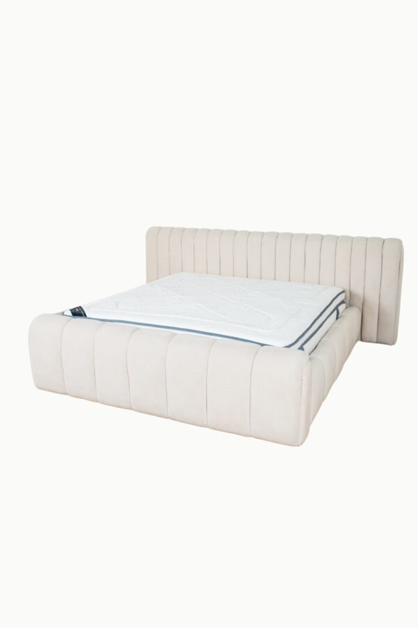 LIT COFFRE ARIA XL TISSU VELOURS ANTITACHE ET DEPERLANT 1