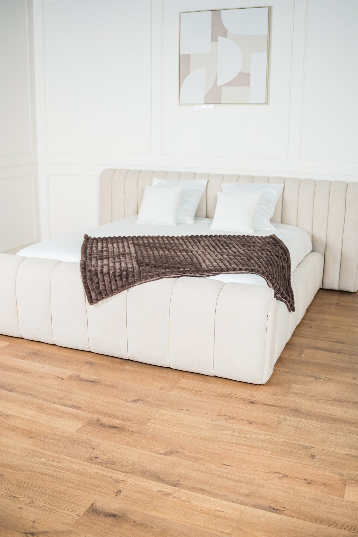 LIT COFFRE ARIA XL TISSU VELOURS ANTITACHE ET DEPERLANT 2 1