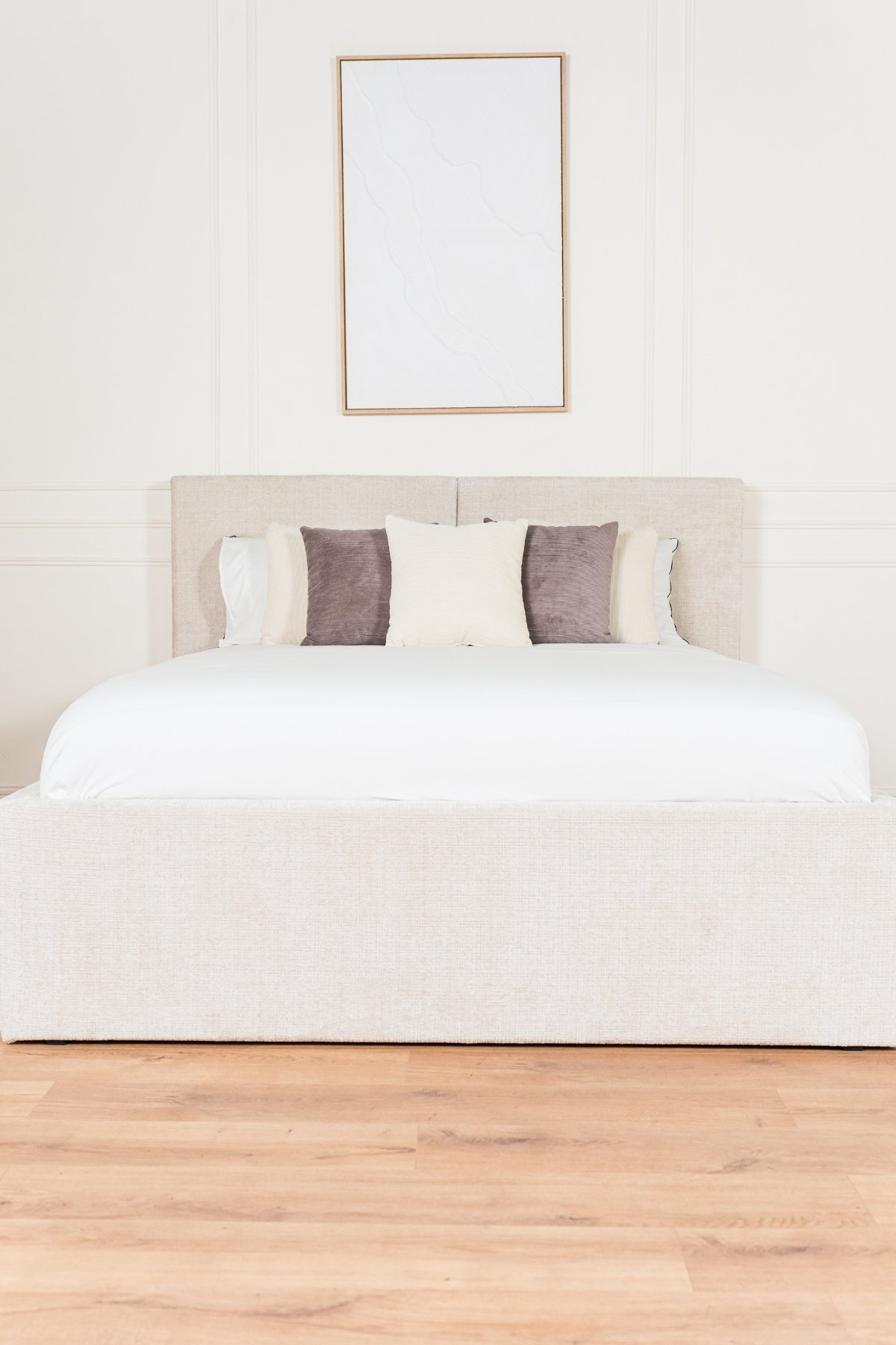 LIT COFFRE MIA TISSU CHENILLE 6