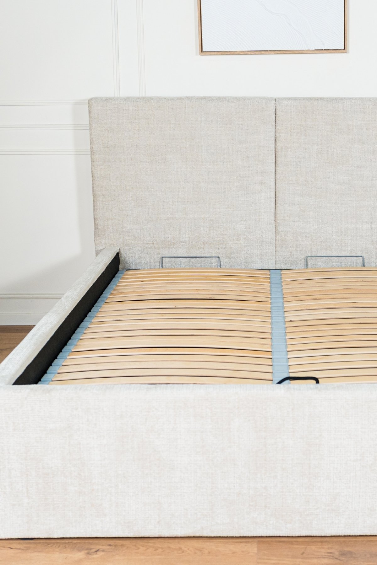 LIT COFFRE MIA TISSU CHENILLE 7