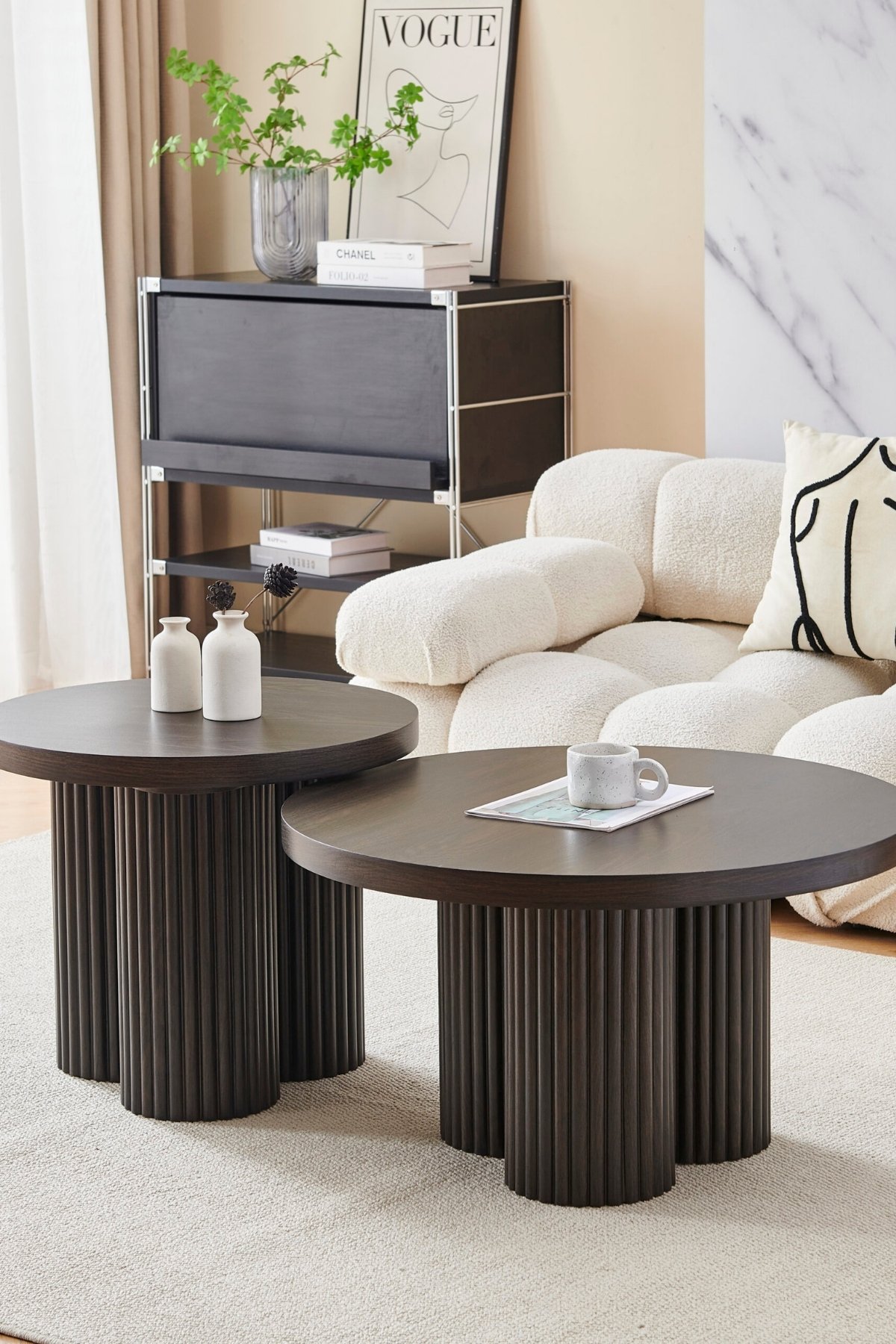 TABLE BASSE ROSA MARRON 2