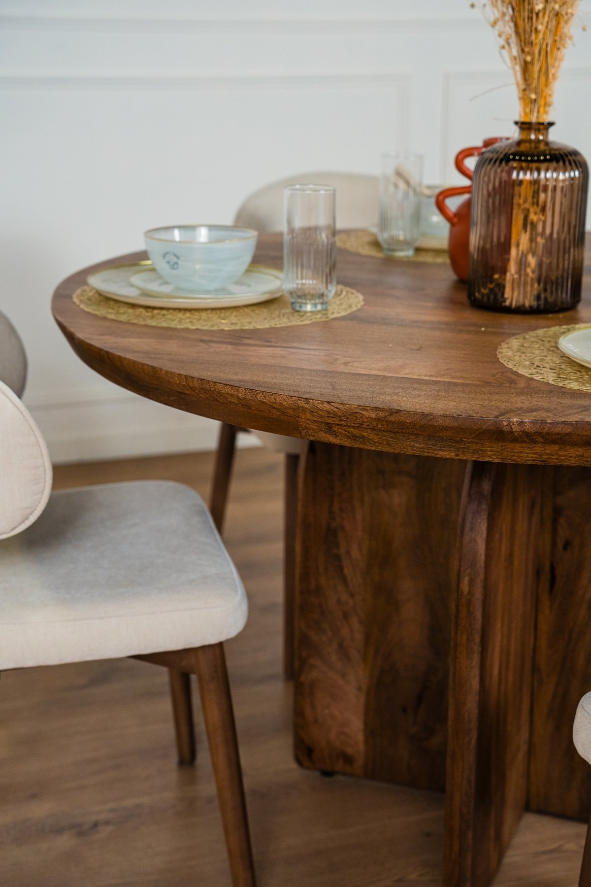 TABLE A MANGER ISANA EMILIA RONDE BOIS ACACIA 4