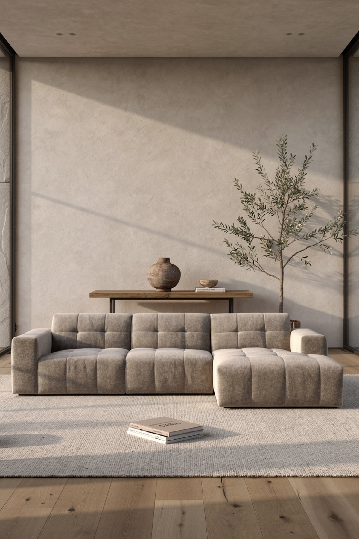 VERONA M TAUPE ANGLE DROIT