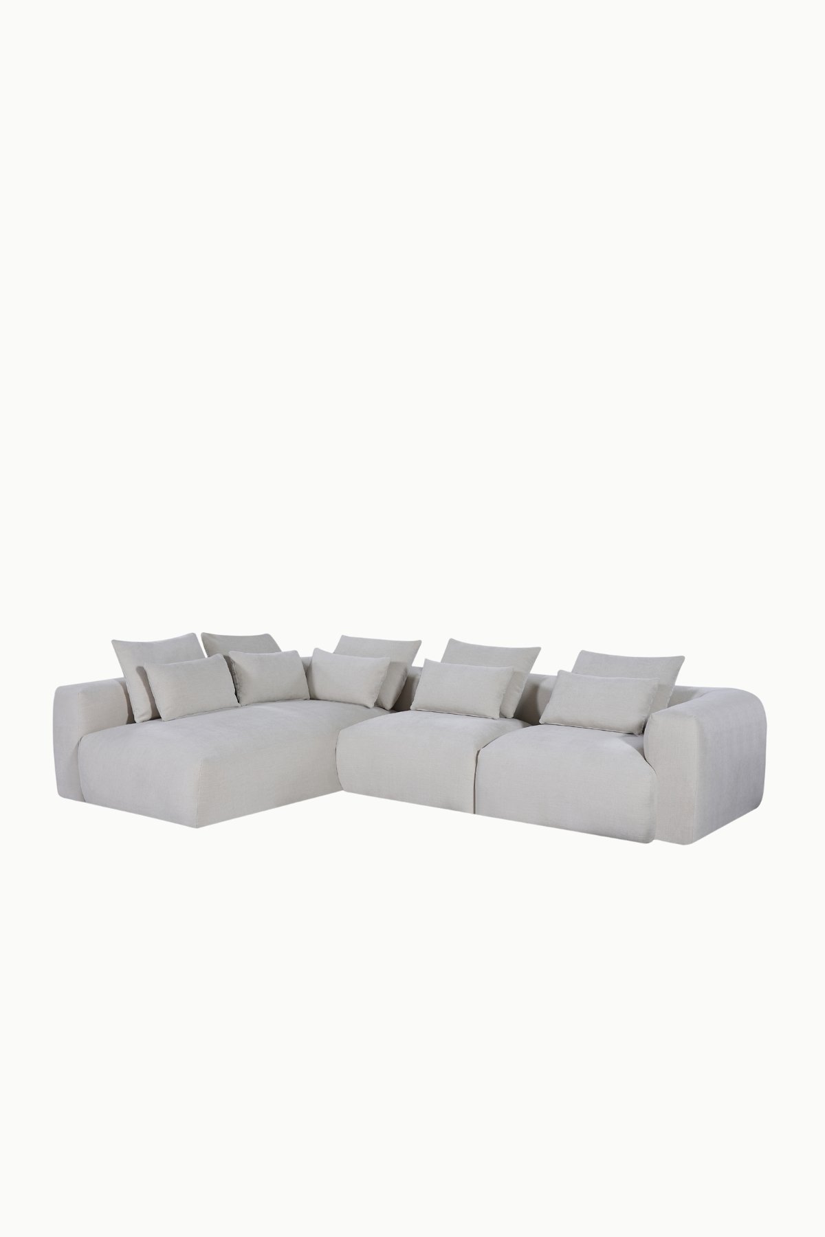 cabape angle cosy modulable tissus chenille beige 3
