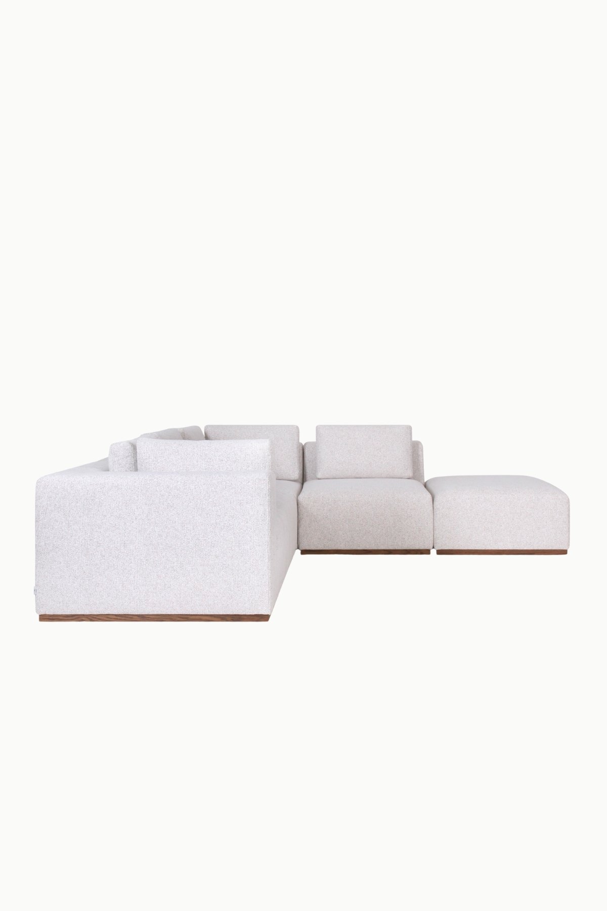 canape angle modulable reversible ella tissus chenille beige 1