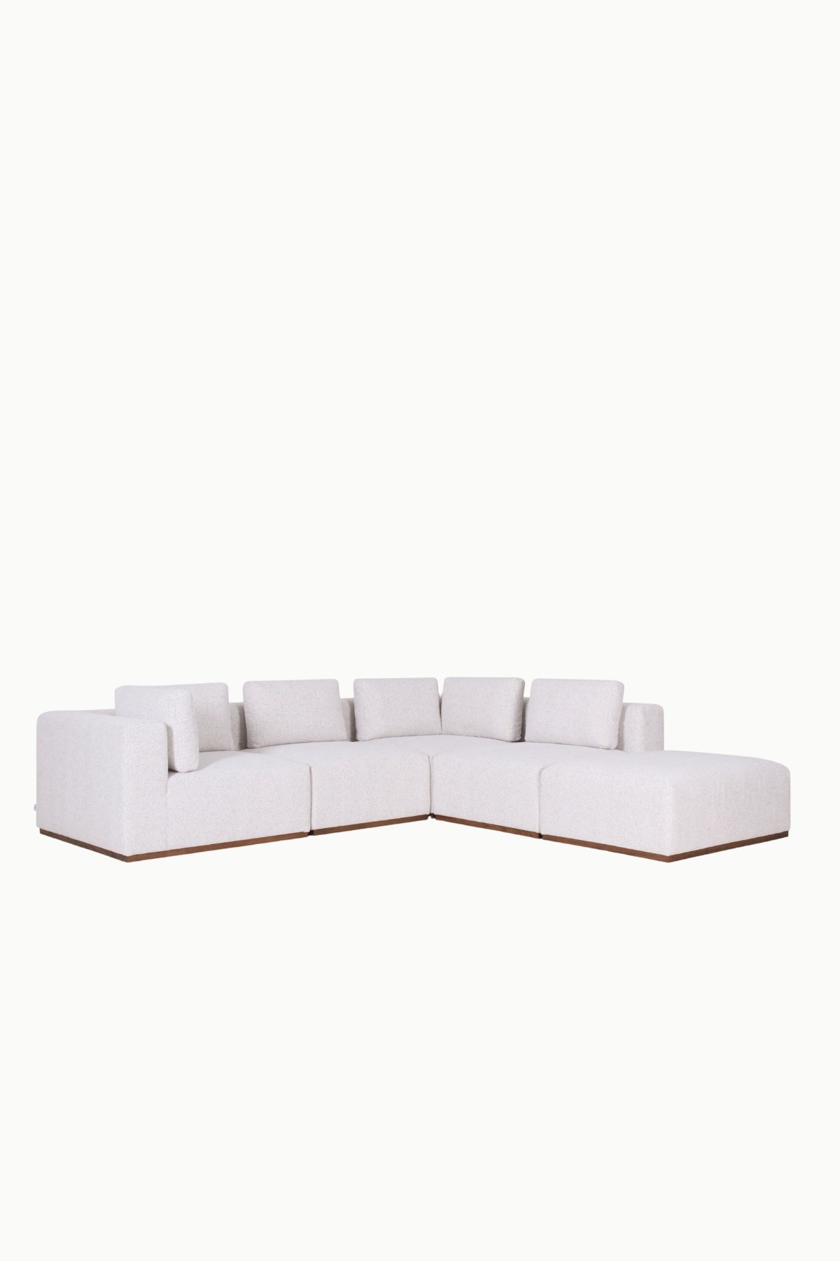 canape angle modulable reversible ella tissus chenille beige 9