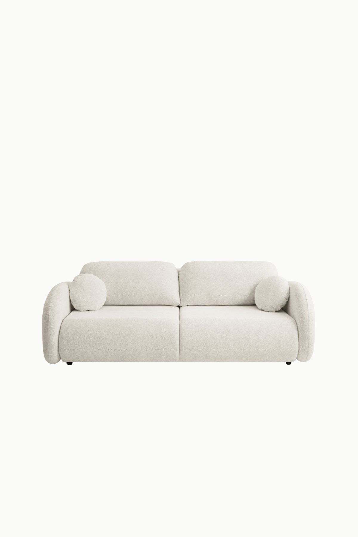 canape lory convertible coffre tissus chenille ecru 2